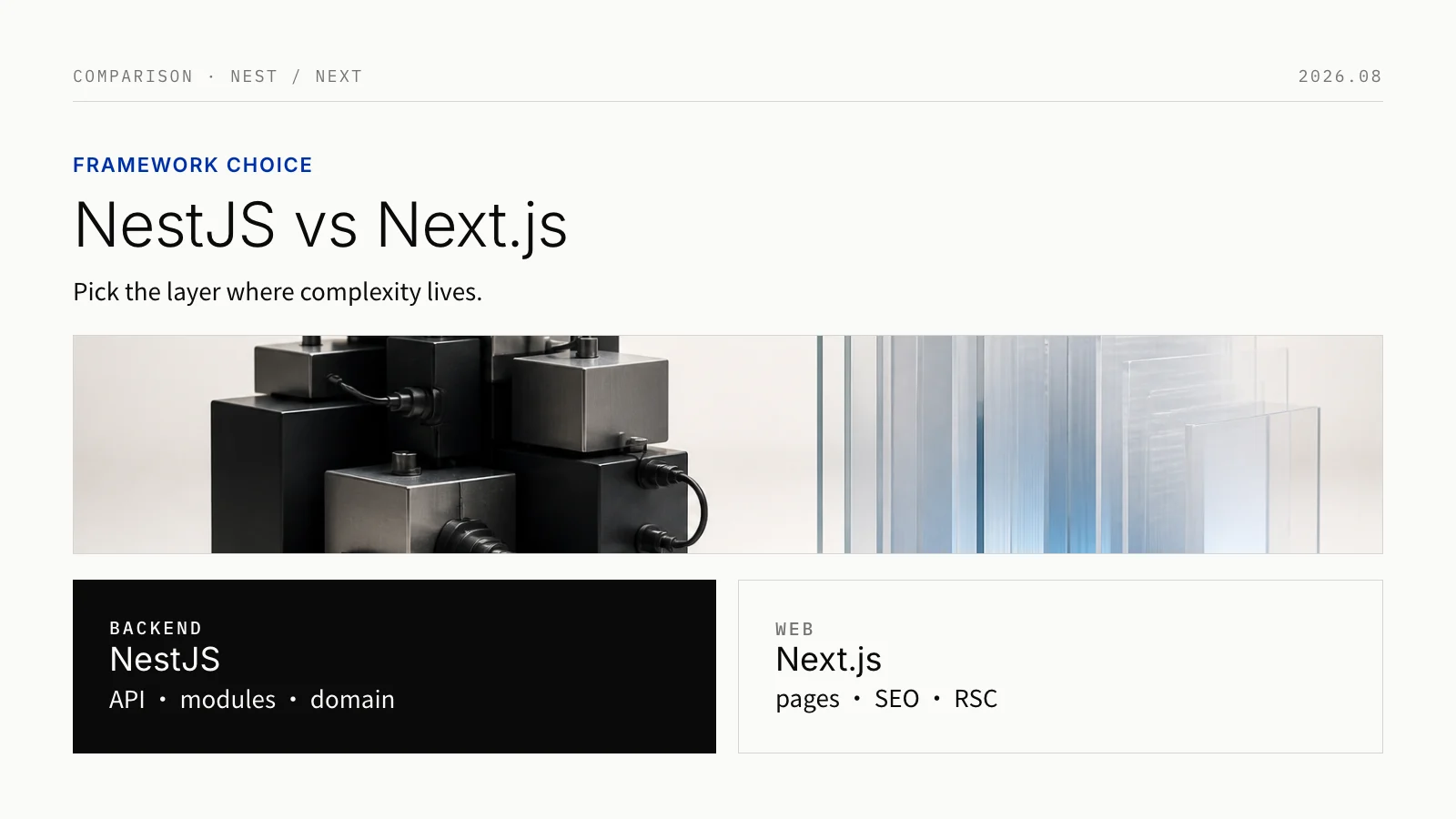NestJS vs Next.js: Backend Framework, React Full Stack, or Both?