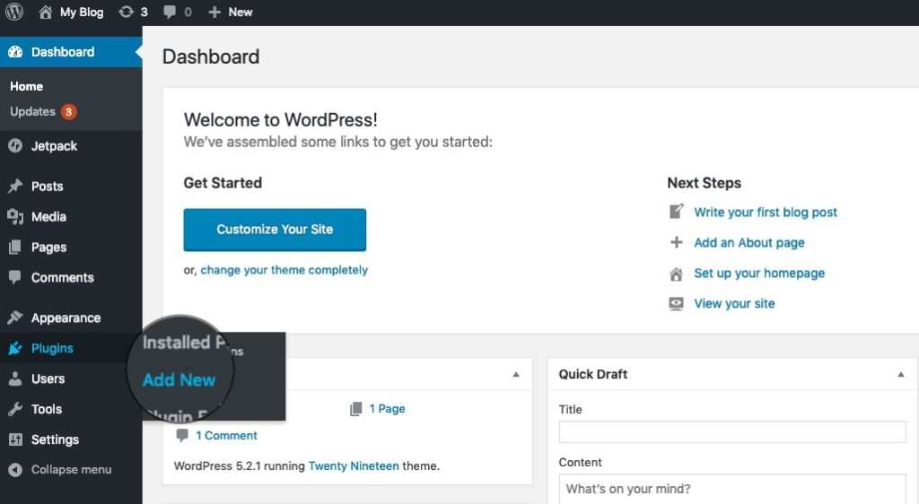 Installing WooCommerce on WordPress