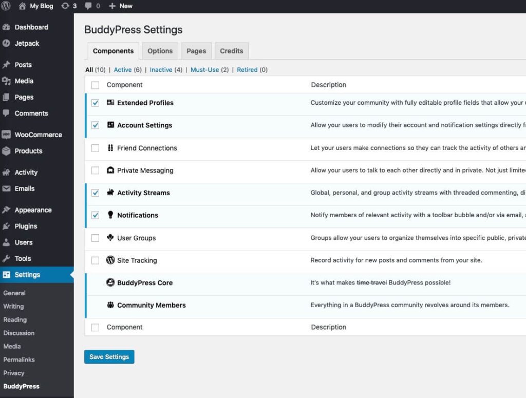 How to Install the BuddyPress Plugin